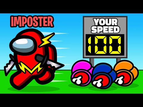 IMPOSTERS are 500% FASTER in Among Us Mini Game