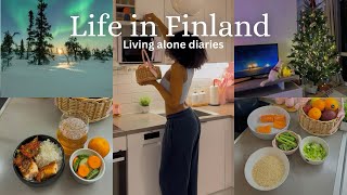 Days in my life in Finland | Living alone diaries | Cooking, Grocery shopping | Life of an introvert