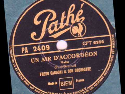 Fredo Gardoni " un air d'accordéon "  1946