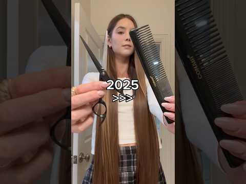 How to trim your split ends ✨✅ (without creating more.. 😭) #haircare #splitends