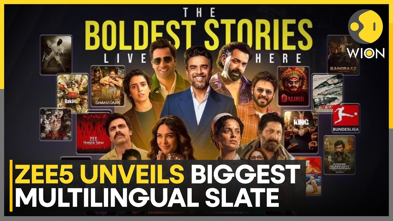 ZEE5 Unveils Biggest Multilingual Content Slate Across 7 Languages | WION News