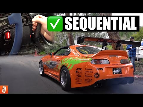 Building a Modern Day (Fast & Furious) 1994 Toyota Supra Turbo - Part 18 - Sequential Trans Swap!