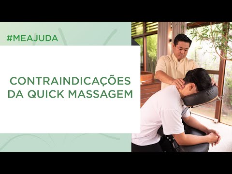 Quando não aplicar a quick massagem