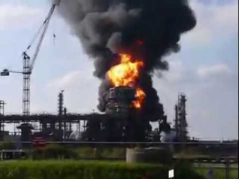 Fire in Mazeikiu nafta