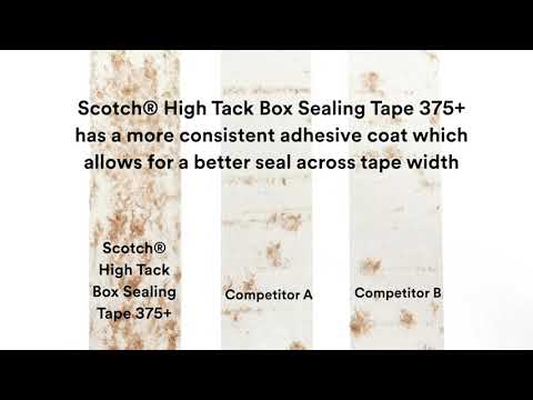 3M Packaging Solutions - Scotch® Box Sealing Tape 375+
