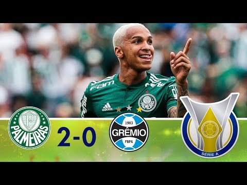 Melhores Momentos - Palmeiras 2 x 0 Grêmio - Campeonato Brasileiro (14/10/2018)