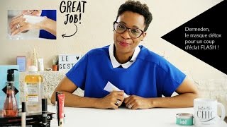 Besoin d'un coup d'éclat Flash ? Essayez le masque Détox Exfoliant DermEden !