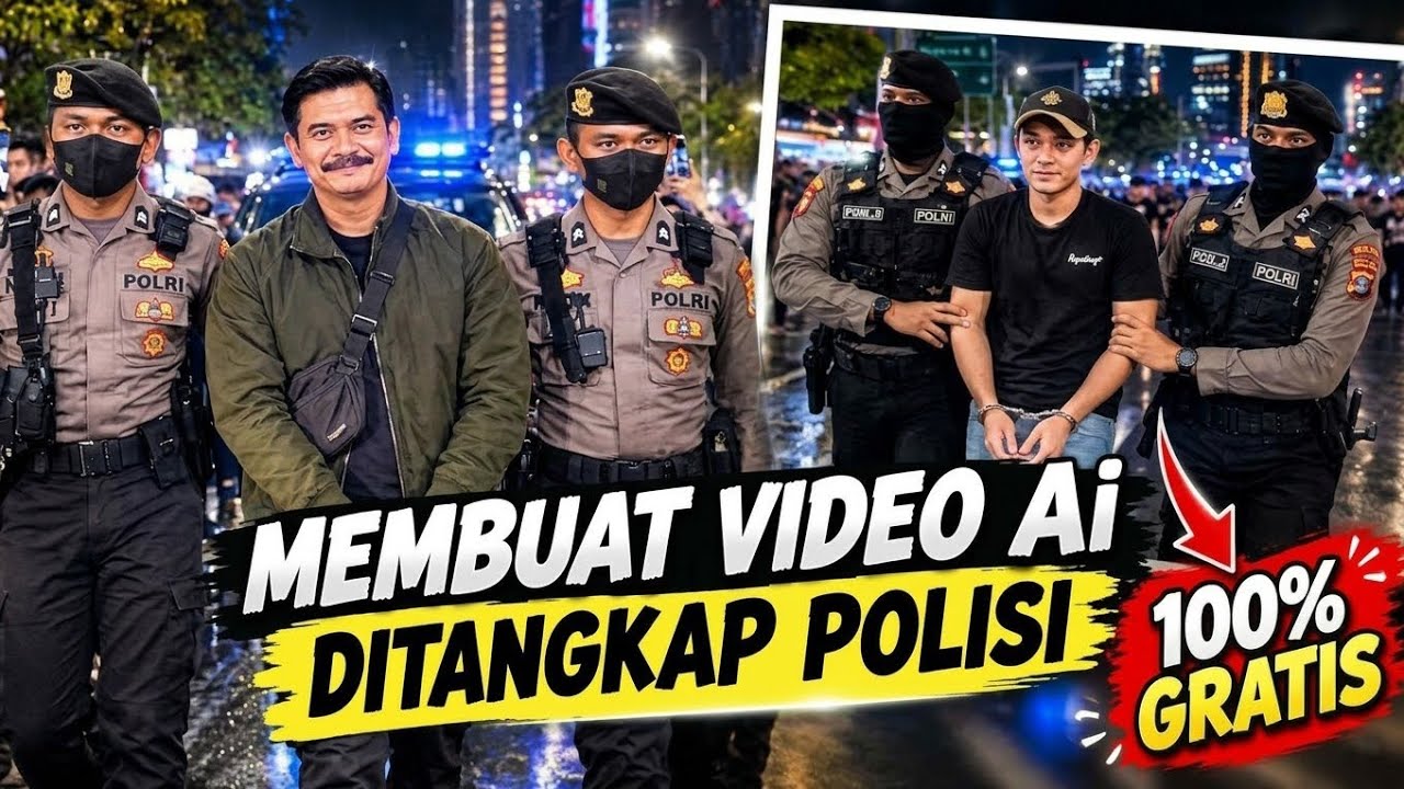 Viral Video Ai Ditangkap Polisi! Begini Cara Membuatnya Secara Gratis