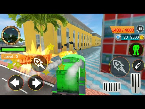 Robot Transforming Modern Train Simulator - Train Fighting Mission Game - Android Gameplay