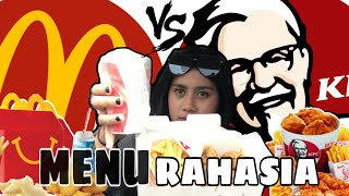 NYOBAIN MENU RAHASIA MCD VS KFC VIRAL TIKTOK || SECRET MENU MEMUASKAN