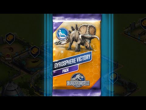 Super Rare Hybrid Gyrosphere Victory Pack - Jurassic World The Game