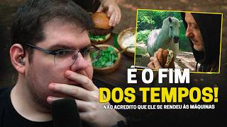 CASIMIRO REAGE: A VOLTA DO DOIDÃO DA FLORESTA! HAMBÚRGUER DE FRANGO (SERÁ?) | Cortes do Casimito