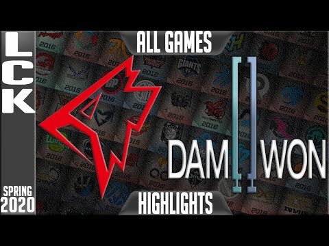GRF vs DWG Highlights ALL GAMES | LCK Spring 2020 W3D2 | Griffin vs Damwon Gaming