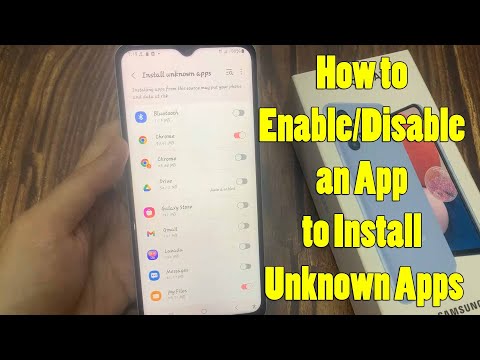 Samsung Galaxy A13: How to Enable/Disable an App to Install Unknown Apps