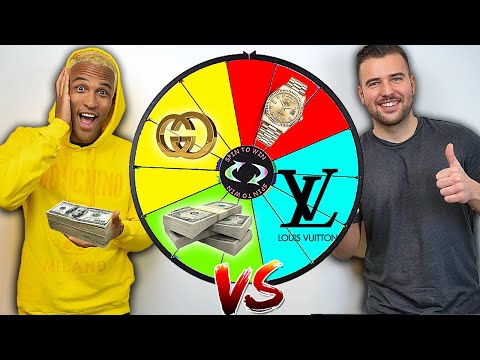 Glücksrad drehen &amp; ALLES kaufen worauf es landet - Designer Challenge ( Gucci Louis Vuitton &amp; mehr )