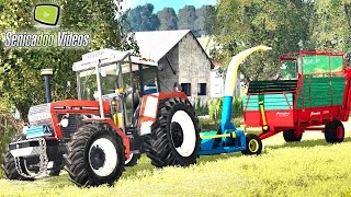 Kidd double chop grass silage in Old Streams