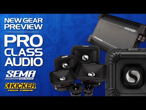 KICKER Pro Class - High Power Amps, Speakers and Subs