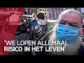 Geen anderhalve meter afstand op de markt