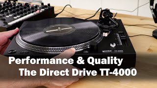 Video thumbnail for Gemini Sound TT-4000 Professional Direct-Drive DJ Turntable by Robin's Testing Studio