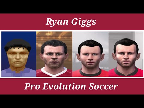 Ryan Giggs - Stats Evolution - Winning Eleven 3 ao PES 2014 - PS1 e PS2