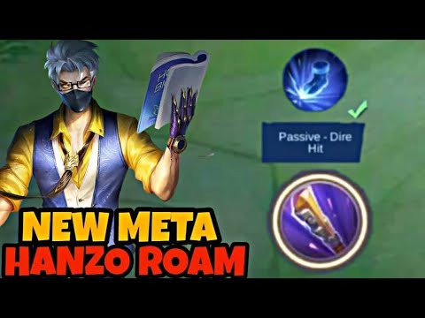 REACHING MYTHICAL GLORY USING THIS TRICKS | HANZO ROAM STRATEGY - MLBB