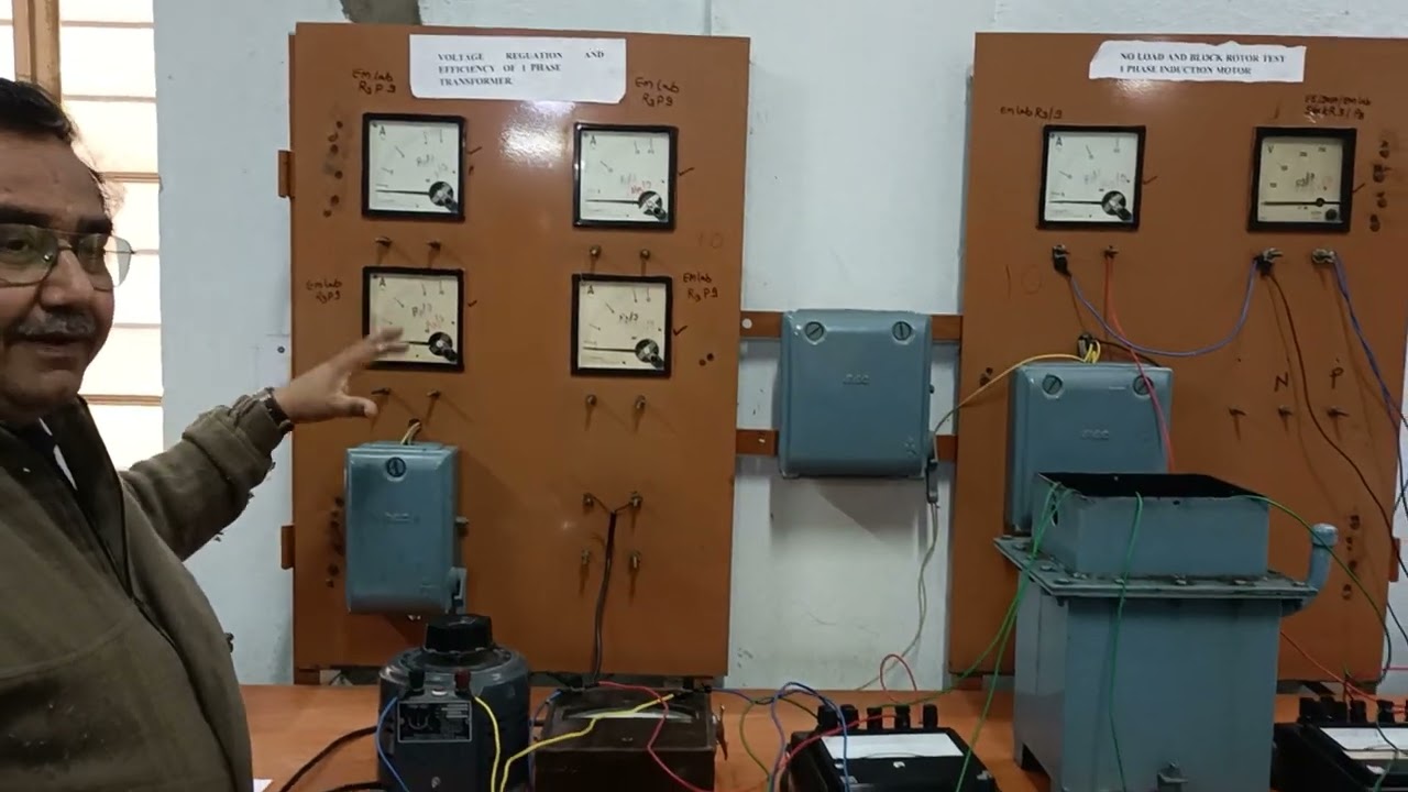 Electrical Machine lab First Experiment