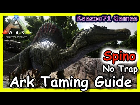 How to Tame a Spino with NO Trap in Ark 💥