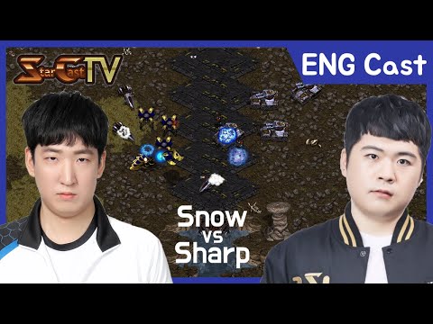 [ENG] "Great micro" Snow vs Sharp on Eclipse (PvT) - Starcraft Remastered (StarCastTV English)