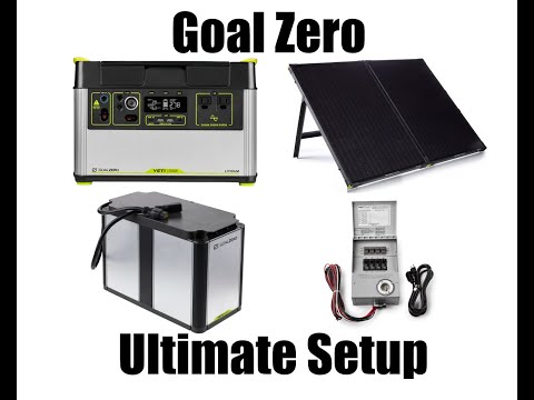Impressive Goal Zero Backup Power Setup
