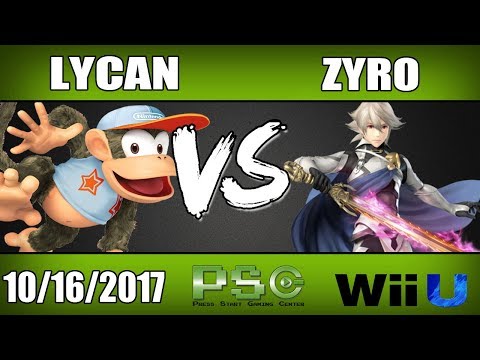 Yatta Lycan (Diddy Kong) vs Zyro (Corrin) - Wii U Losers Semi S4M PSG