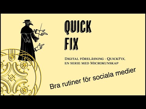 Bra rutiner för sociala medier - Varför skall du ha rutiner.