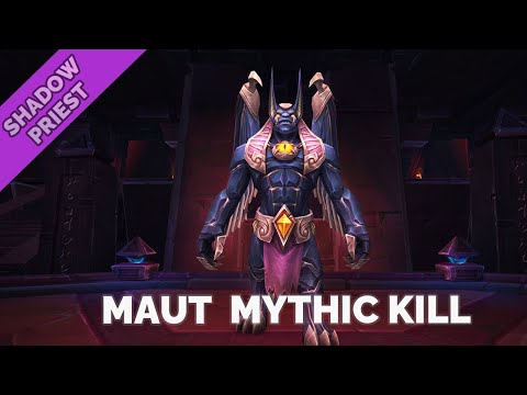 SHADOW PRIEST 🟣 MAUT POV MYTHIC | SHADOWLANDS PRE-PATCH