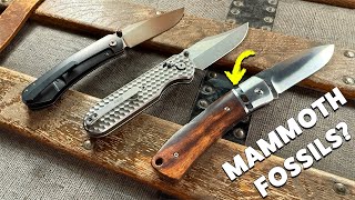 New Pocket Knives! (One is Limited to Only 56 with Fossil Inlays?)