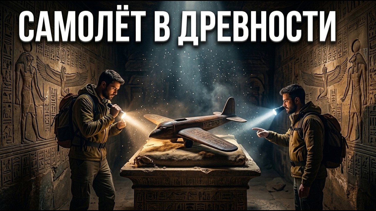 В египетской гробнице нашли древнюю модель самолёта