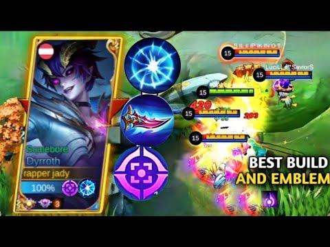 DYRROTH 500 STACK😤 + HYBRID BUILD!!- ANYONE CAN KILL? BUILD DYRROTH TERSAKIT 2022 -MOBILE LEGENDS