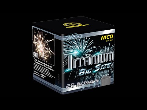 NICO Europe - Titanium Big Size, 25 Schuss