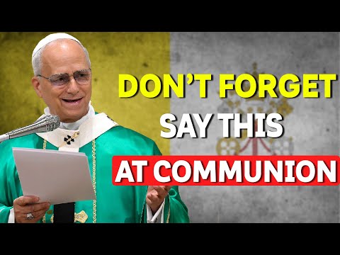 SAY THIS AT COMMUNION OR MISS HEAVENLY GRACES – Pope Leo XIV Warns!