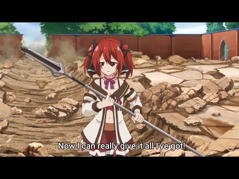 Matty training Iris to control her Power , Iris shows the power of her spear , shocked others