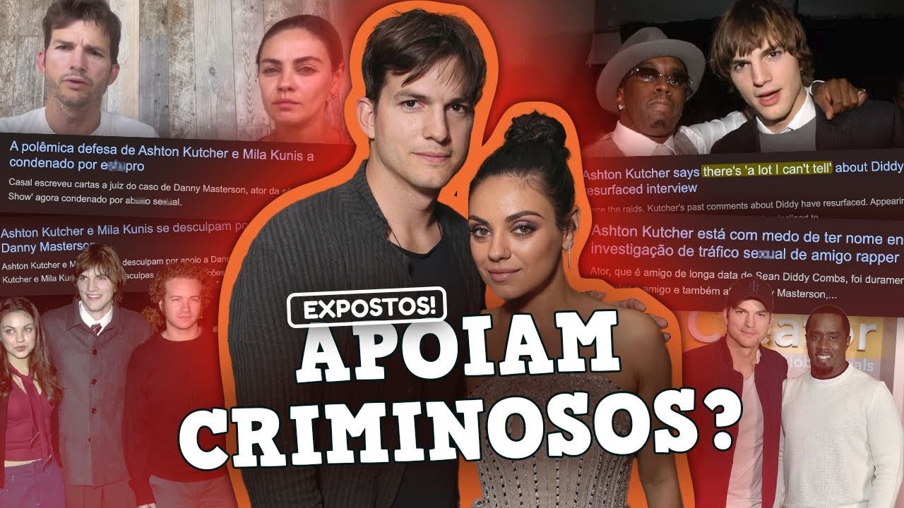 POR QUE A INTERNET SOLTOU A MÃO DO ASHTON KUTCHER E MILA KUNIS? *besties do diddy?*