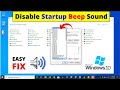 How To Disable Windows Startup Sound And Beep Sound In Windows 10 Correctly