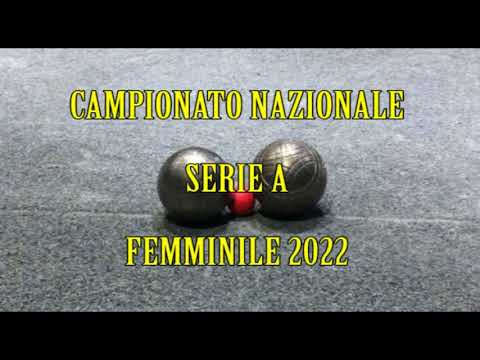 Bocce : Calendario Campionato Serie A Femminile 2022
