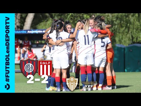 San Lorenzo 2-2 Estudiantes LP | Fecha 3 - Resumen y Goles | Campeonato Femenino YPF 2022
