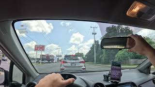 ASMR Nashville Streets in 3D Sound - POV Binaural Driving (2010 Honda Insight)