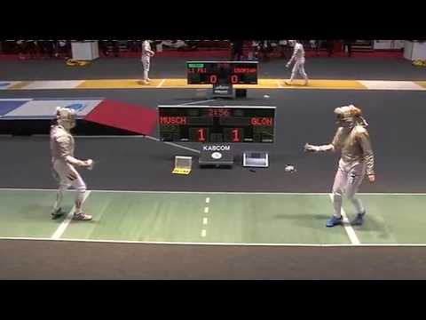 Belfast World Championships 2009 CWS - L16 - Musch GER v Glon USA