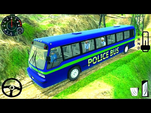 Prison Bus Transport Driving Game - Mobile Police Bus Drive Off Road 3D -  Android GamePlay