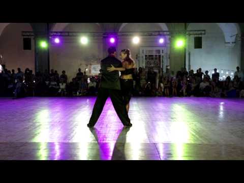  Lucila Cionci  and  Joe Corbata  are  dancing  at  Catania Tango Festival  in  2013