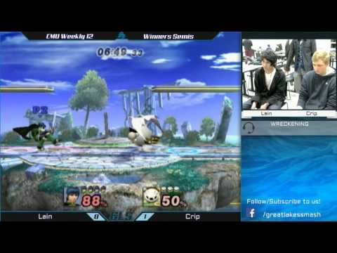 CMU Weekly 12 - Lain (Fox/Marth) vs. Crip (Meta Knight)