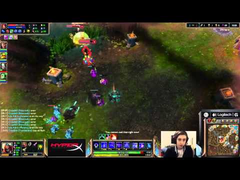 Bjergsen Zed vs Zyra [Challenger Ranked solo queue mid]