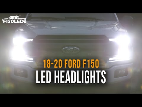 How to install 2018-20 Ford F150 LED Headlights - Replacing factory halogens with CREE LEDs