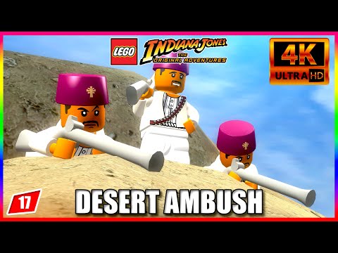 LEGO INDIANA JONES: Desert Ambush Walkthrough | Part 17 | PC 4k Gameplay